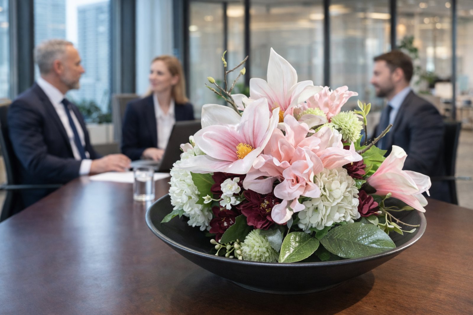 Executive meeting floral art